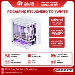 PC Gaming HTC Jonsbo TK-1 White (B760M, i5-13600KF, RAM 32GB, SSD 1TB, NVIDIA RXT 4060 Ti, PSU 1000W)