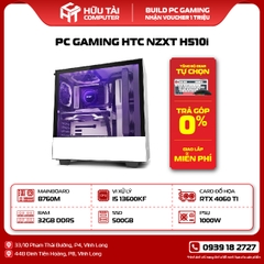 PC Gaming HTC NZXT H510i (B760M, CPU i5 13600KF, SSD 500GB, RAM 32GB, NVIDIA RXT 4060 Ti, PSU 1000W)