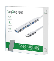 HUB Type C chia 4 cổng USB 3.0 VEGGIEG VK303