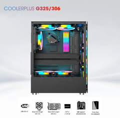 Vỏ Case COOLERPLUS G325 (SẴN 3 FAN LED)