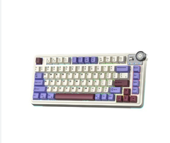 Bàn phím cơ AULA AU75 Purple Red Bean 3 Mode Star Vector Switch