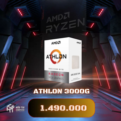 CPU AMD Athlon 3000G / 3.5 GHz / 5 MB Cache L3 / 2 cores / 4 threads/ Socket AM4/ Radeon Vega3/ 35W