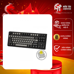 Bàn Phím Cơ E-Dra EK387 Pro Yellow Switch TKL (Đen)