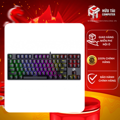 Bàn phím cơ Gaming DAREU EK87 – Black Red (Multi-LED)