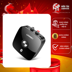 Bộ thu Bluetooth 5.1 cho loa, amly hỗ trợ cổng 3.5mm + RCA chính hãng Ugreen 40759 cao cấp