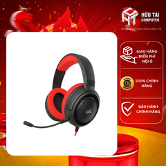 Tai nghe Corsair HS35 Stereo Red