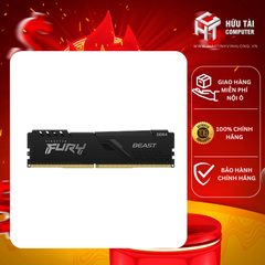 Ram Kingston FURY Beast 8GB (1x8GB) DDR4 3200Mhz