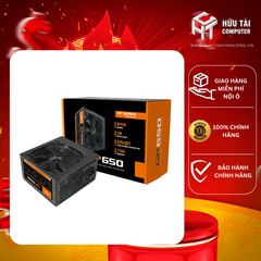 BỘ NGUỒN MÁY TÍNH AIGO MODEL GP650 CÔNG XUẤT 650W