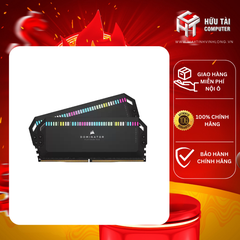 RAM Corsair DOMINATOR PLATINUM RGB 32GB (2x16GB) DDR5 5200MHz Black (CMT32GX5M2B5200C40)