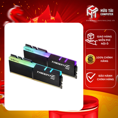 Ram Máy Tính GSKILL DDR4 16G/2400 TRIDENTZ(RGB)(8GX2)-(F4-2400C15D-16GTZR)