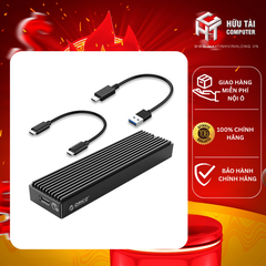 Box ổ cứng Orico NVMe M.2 SSD M2PV-C3-BK USB 3.1 Gen 2 (Đen)