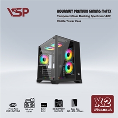 Case Aquanaut pro gaming M-ATX X2
