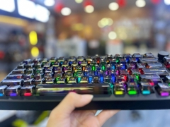 Bàn phím cơ AKKO 5075B Plus Transparent ASA Black Piano Pro