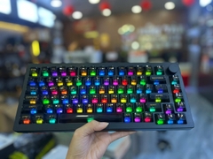 Bàn phím cơ AKKO 5075B Plus Transparent ASA Black Piano Pro