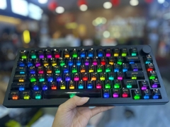 Bàn phím cơ AKKO 5075B Plus Transparent ASA Black Piano Pro