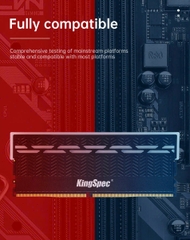 RAM DDR4 KINGSPEC 16GB/3200 HEATSINK led RGB