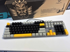 Bàn phím cơ AULA S500 GAMING CÓ DÂY (Phiên bản Xám+đen+vàng/ Red switch) (4869)