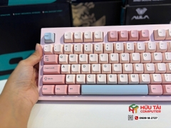 Bàn phím AULA S102 GIẢ CƠ GAMING CÓ DÂY (Phiên bản Hồng + Xanh dương) (4739)