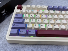 Bàn phím cơ AULA AU75 Purple Red Bean 3 Mode Star Vector Switch