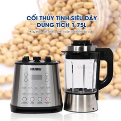 Máy xay sữa hạt MATIKA 1.75L 10 chức năng