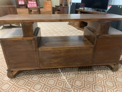 Kệ gỗ trơn hiện đại Gỗ Gụ