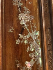 Tranh tứ quý bốn mùa gỗ Cẩm Lai Khảm Ốc