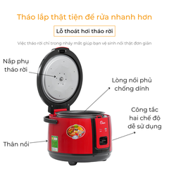 Nồi cơm điện HARE 1.8L