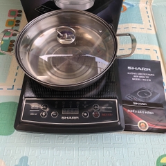 Bếp từ đơn SHARP kèm nồi inox
