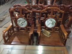 Bộ ghế móc Gỗ Cẩm Nam Mỹ sang trọng