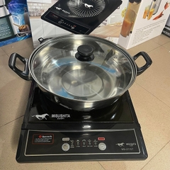 Bếp từ đơn SHARP kèm nồi inox