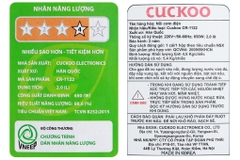 Nồi cơm Điện tử Cuckoo 2L