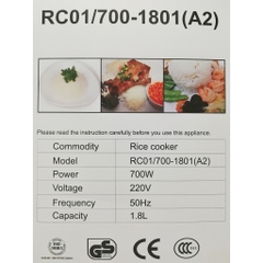 Nồi cơm điện CUHO 1.8L