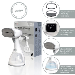 Bàn ủi hơi nước cầm tay LEBENLANG 1500W-300ml