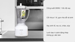 Máy xay sinh tố PANASONIC 2 CỐI 1L