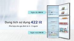 Tủ lạnh BEKO Inverter 422L
