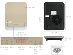 Bếp từ đơn SUNHOUSE MAMA