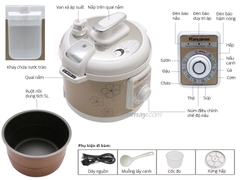 Nồi áp suất điện KANGAROO 5L