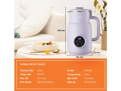Máy làm sữa hạt UNIE 600ml