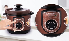 Nồi áp suất điện SUNHOUSE 5L