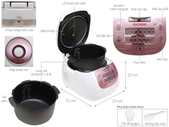 Nồi cơm điện tử CUCKOO 1.8L