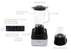 Máy xay sinh tố PANASONIC 2 CỐI 1.5L