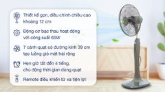 Quạt đứng SENKO có khiển