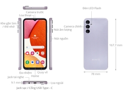 Điện thoại SAMSUNG A14 RAM 6/128G