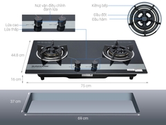 Bếp ga đôi SUNHOUSE SHB 3365