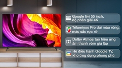 Smart Tivi SONY 4K 55inch Android TV