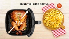 Nồi chiên không dầu TOSHIBA 7.4L