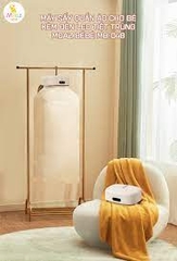 Máy sấy quần áo cho bé gần đèn Led tiệt trùng MOAZBEBE MB048