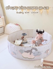 Bể đựng bóng HONPER gấp gọn HP628 size 100cm - TRÒN