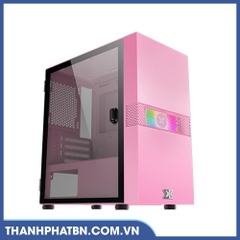 Vỏ case Xigmatek FADIL QUEEN 1F - EN48090 (Màu Hồng/ 1 Fan RGB)