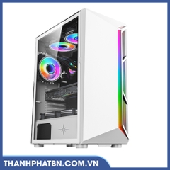 Vỏ Case KENOO ESPORT S600 - Màu Trắng ( LED Strips rainbow) Size EATX